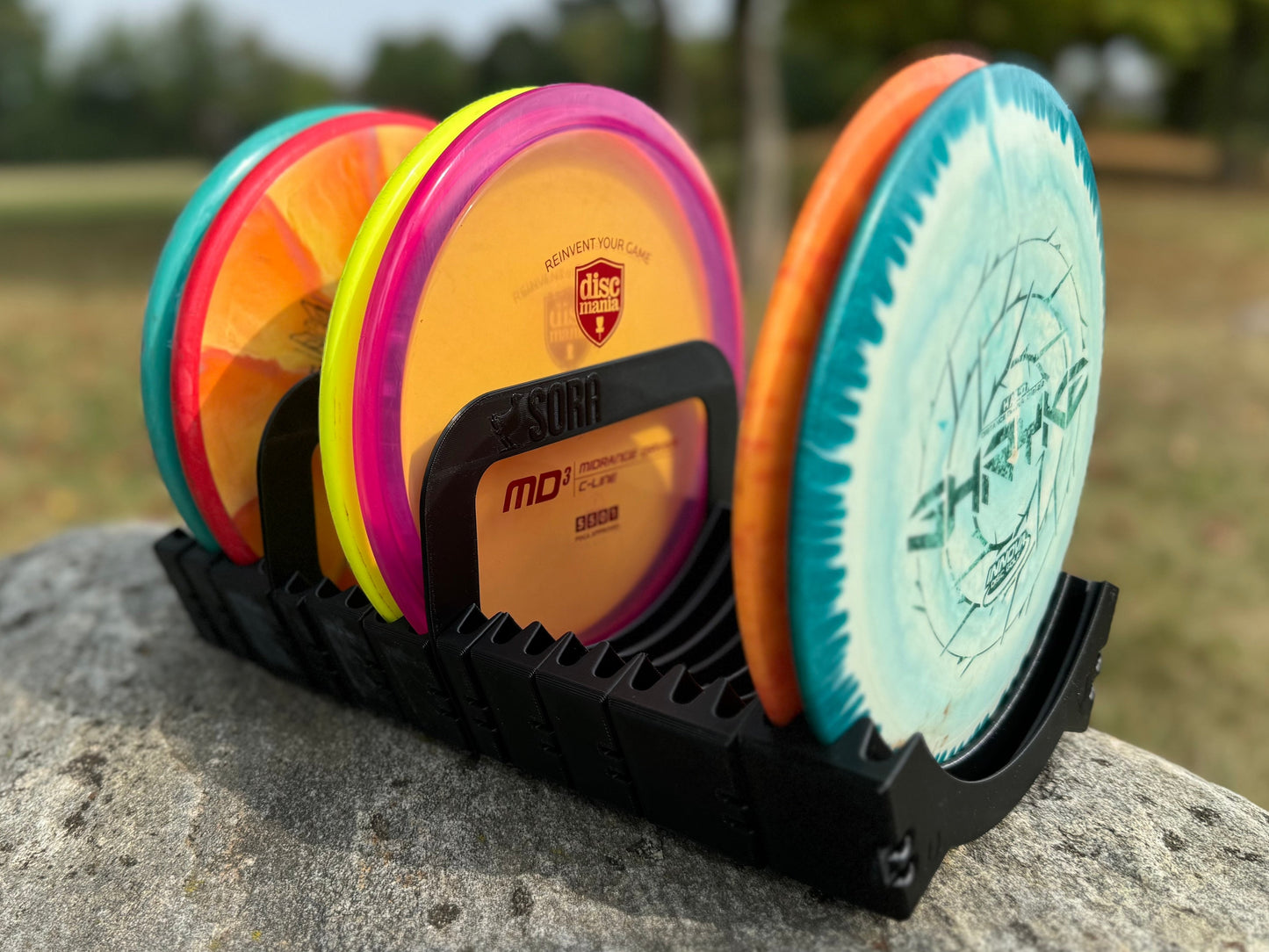 Disc Golf Stand-Up Rack: STANDARD Pack